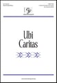 Ubi Caritas Unison/Two-Part choral sheet music cover